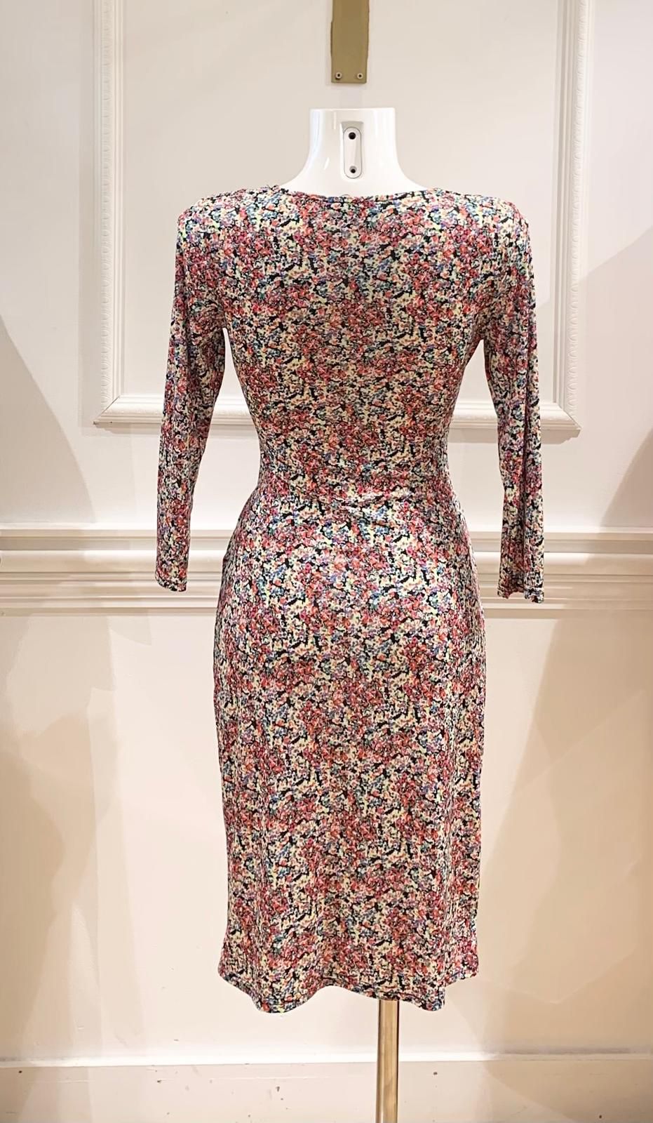 Robe Courte Alabama Multicolore Abstrait