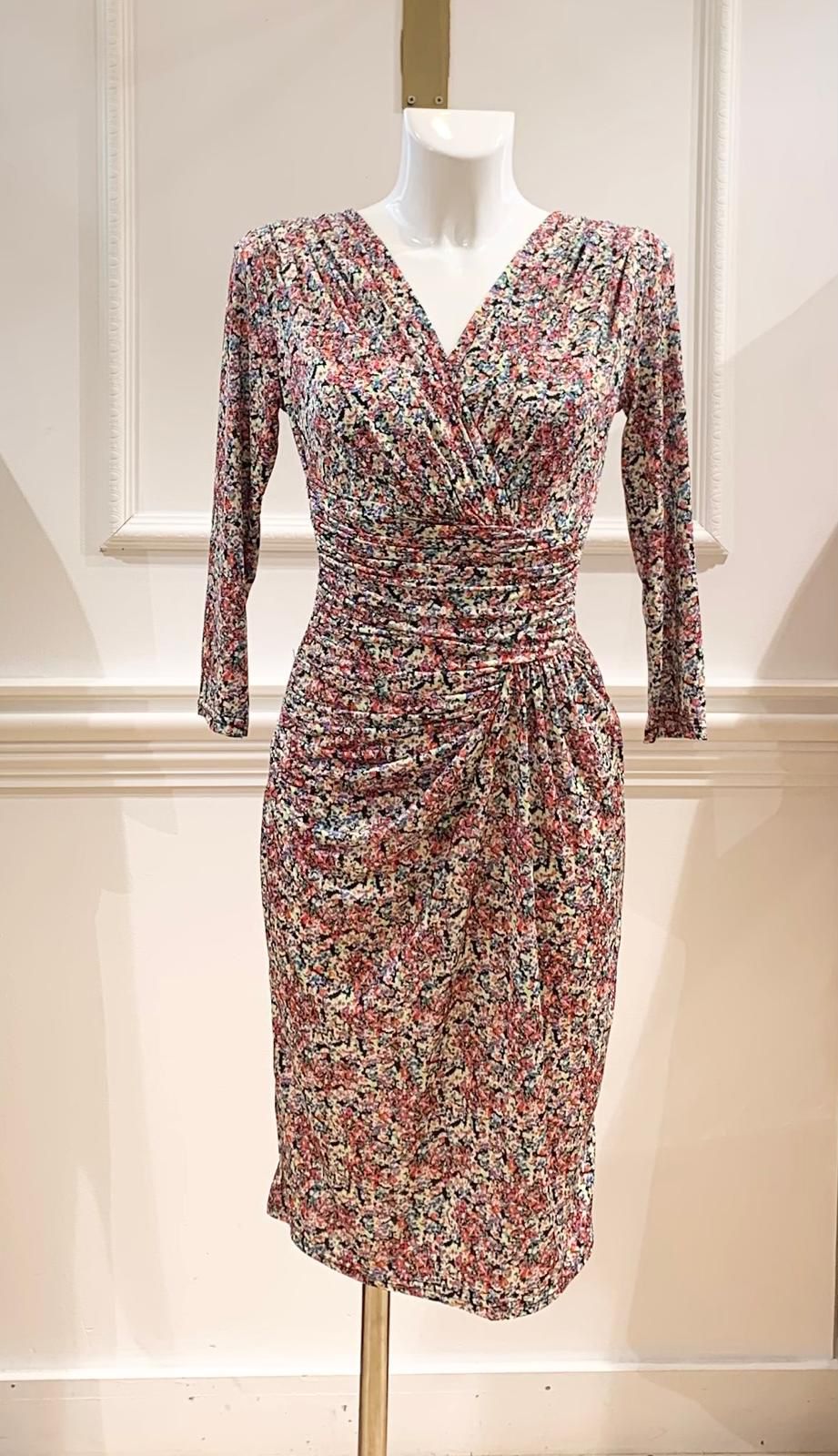 Robe Courte Alabama Multicolore Abstrait