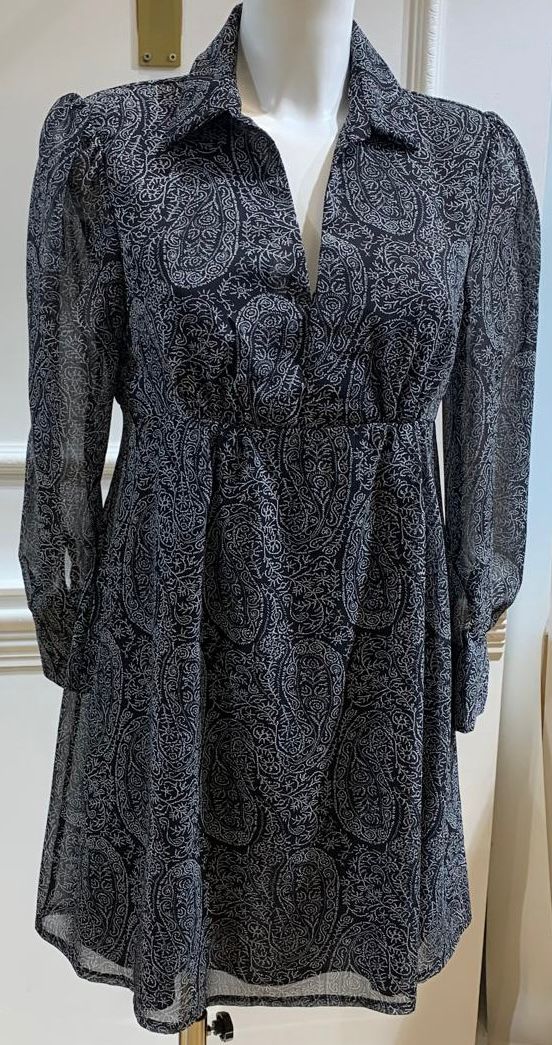 Robe Courte Theo Noir Cachemire