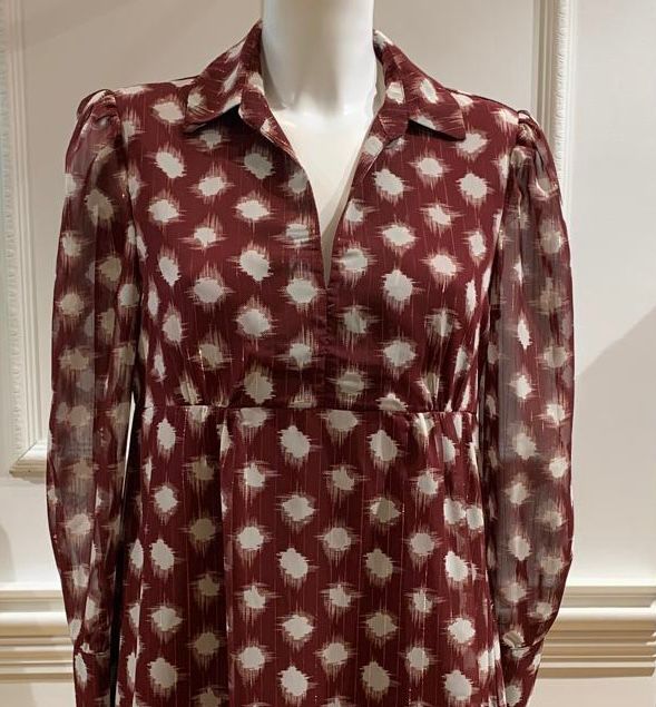 Robe Courte Theo Rouge À Pois