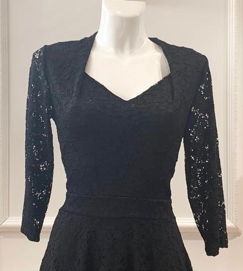 Robe Courte Angelina Noire