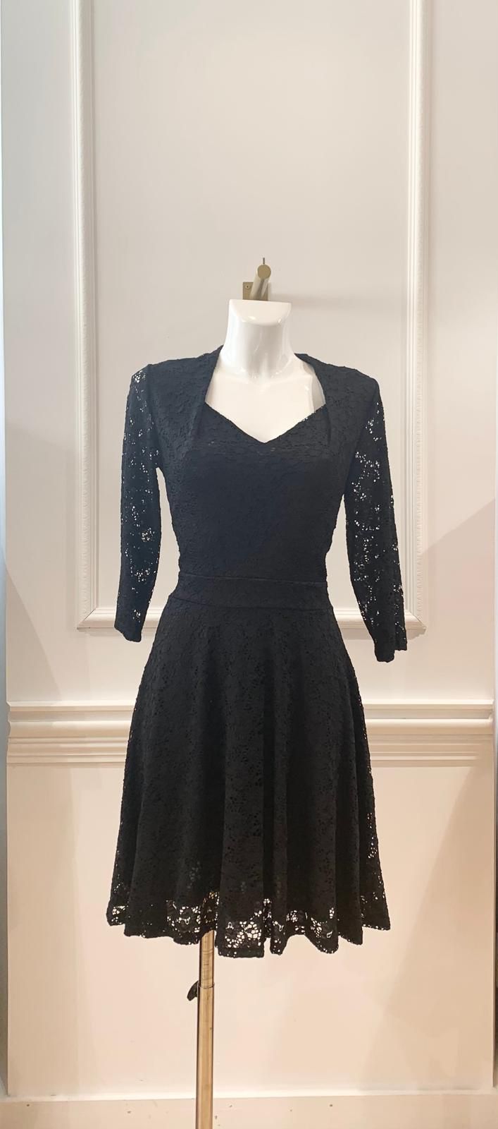 Robe Courte Angelina Noire