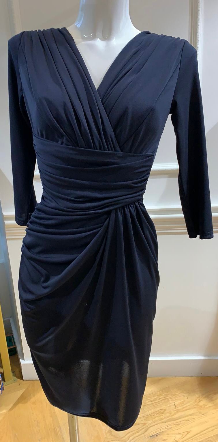 Robe Courte De Soirée Alabama Unie Marine