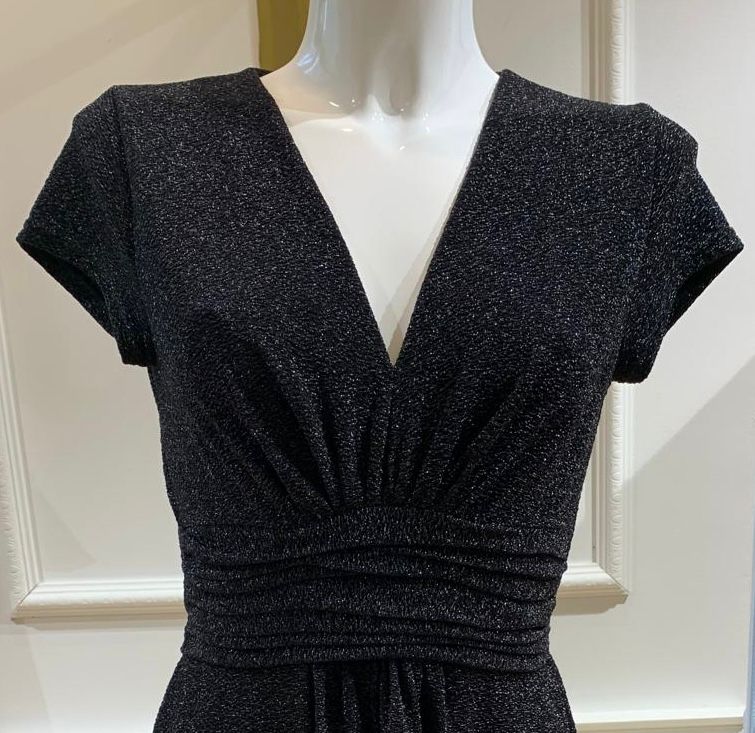 Robe De Soirée Karla Paillette Noire