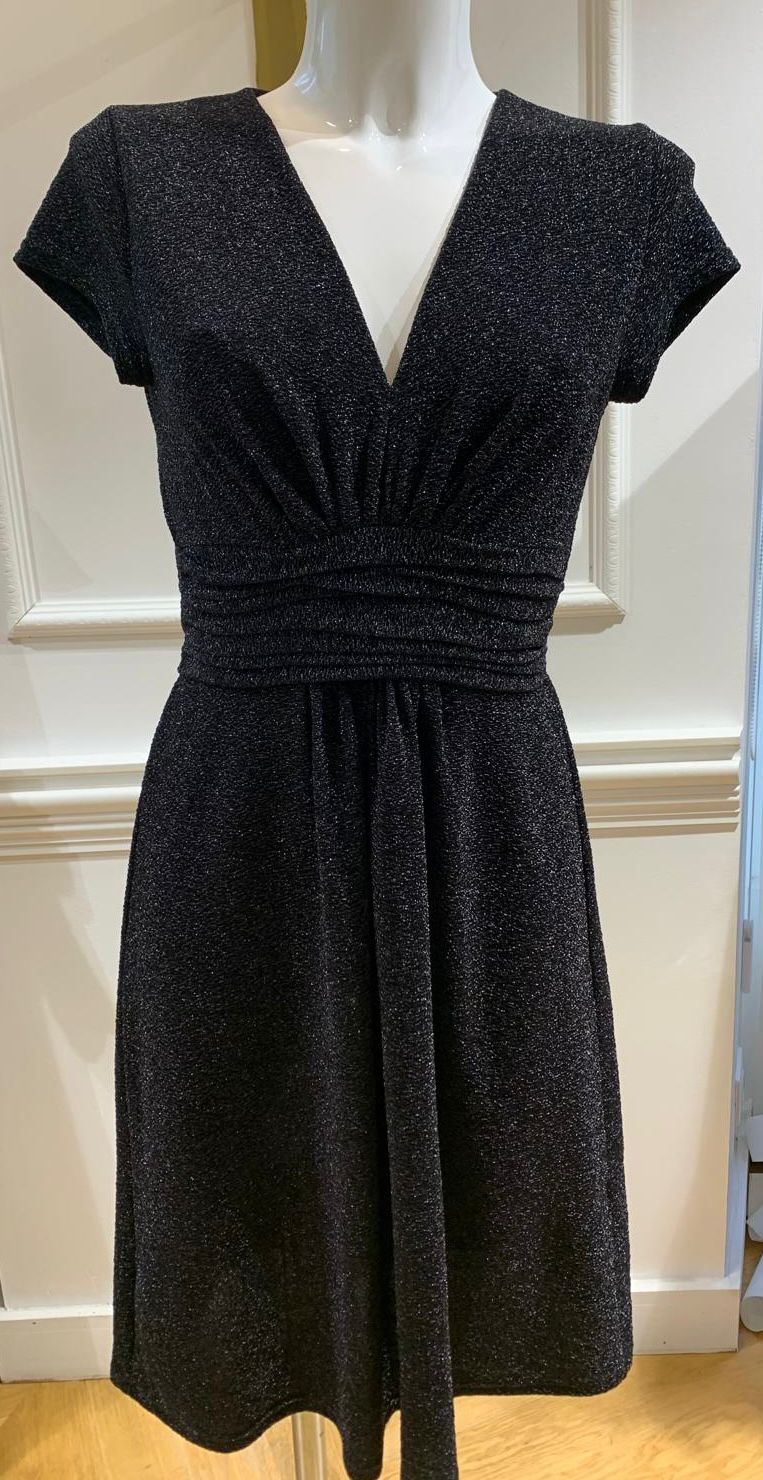 Robe De Soirée Karla Paillette Noire