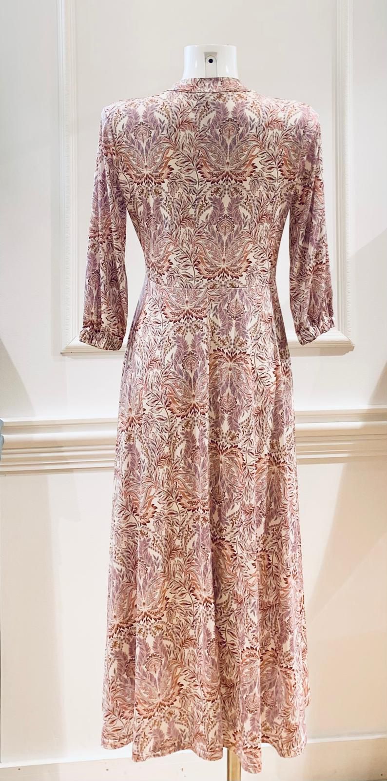 Robe Longue Malou Beige Cachemire Rosée