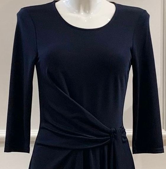 Robe Midi Gloria Unie Rouge ou Bleu Marine