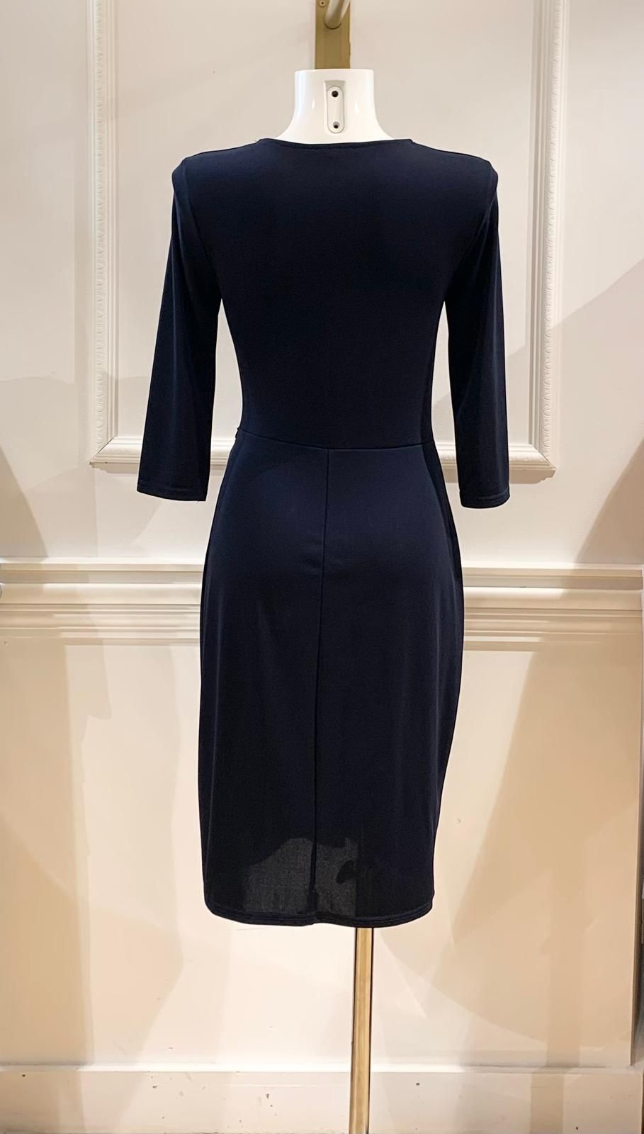 Robe Midi Gloria Unie Rouge ou Bleu Marine